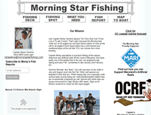 Tablet Screenshot of morningstarfishing.com